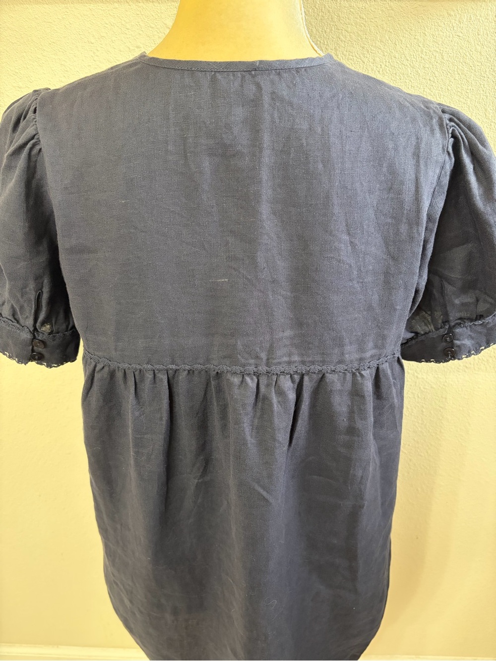 Tuckernuck Bridget Navy Linen Dress - Picture 6 of 11